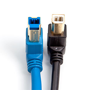 Cable Dual USB 3.0/USB 2.0 angular 3 m (D)
