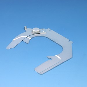 Specimen holder for slide 76x26 mm for one-hand operation