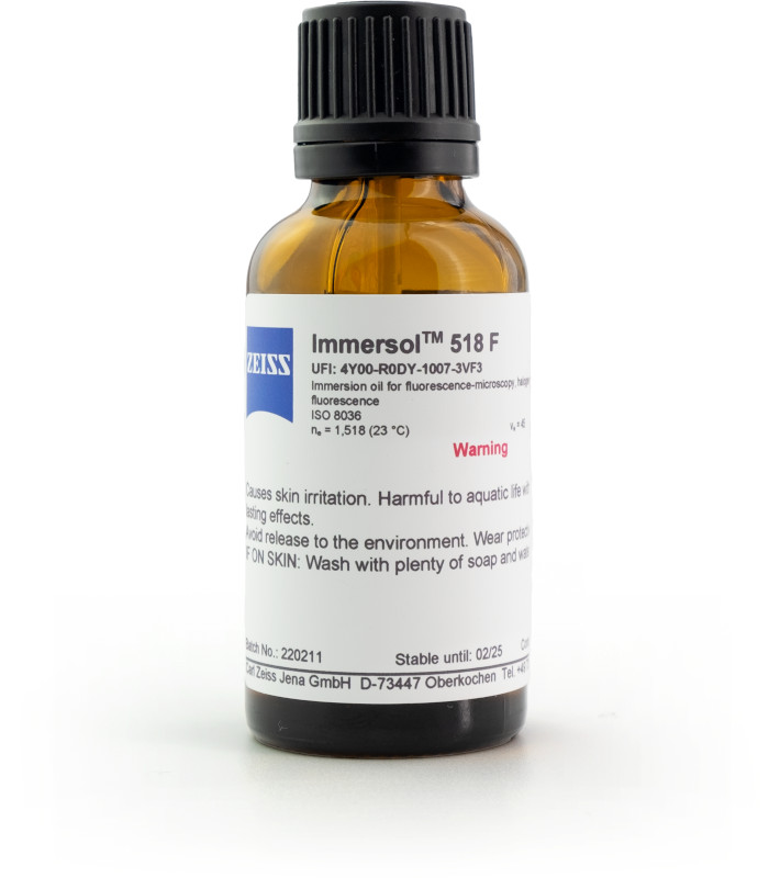 Immersionsöl Immersol 518 F, Öler 20 ml - verpackt